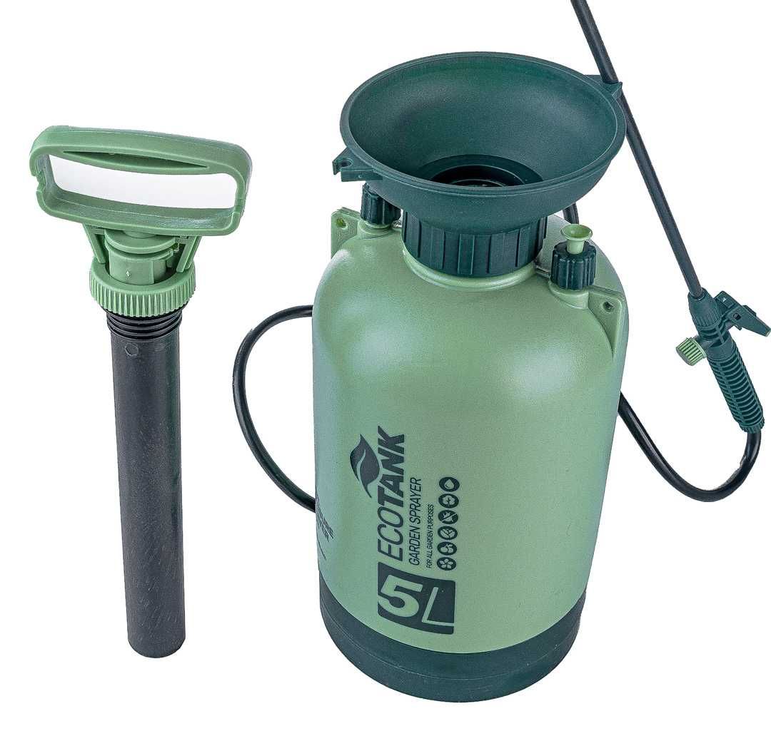 Ręczny OPRYSKIWACZ CIŚNIENIOWY duży regulacja dyszy LANCA 98cm 5L 2194