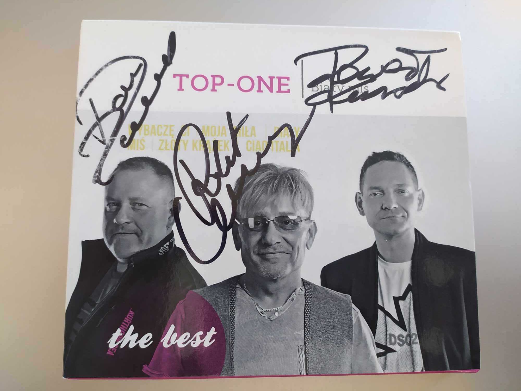 CD The Best Top-One "Biały miś",cd z autografami,płyta nowa, bez folii