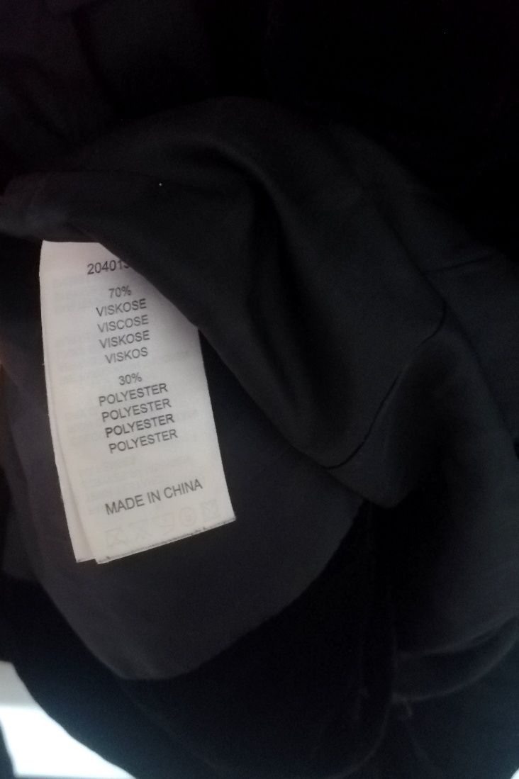 Aksamitna marynarka żakiet wiskoza 34 xs