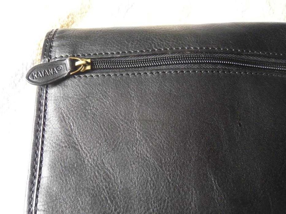 Bolsa de mão com pega (pele genuína)