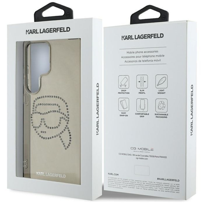 Etui KARL LAGERFELD Karl Head Logo do Samsung Galaxy S25 Ultra czarny
