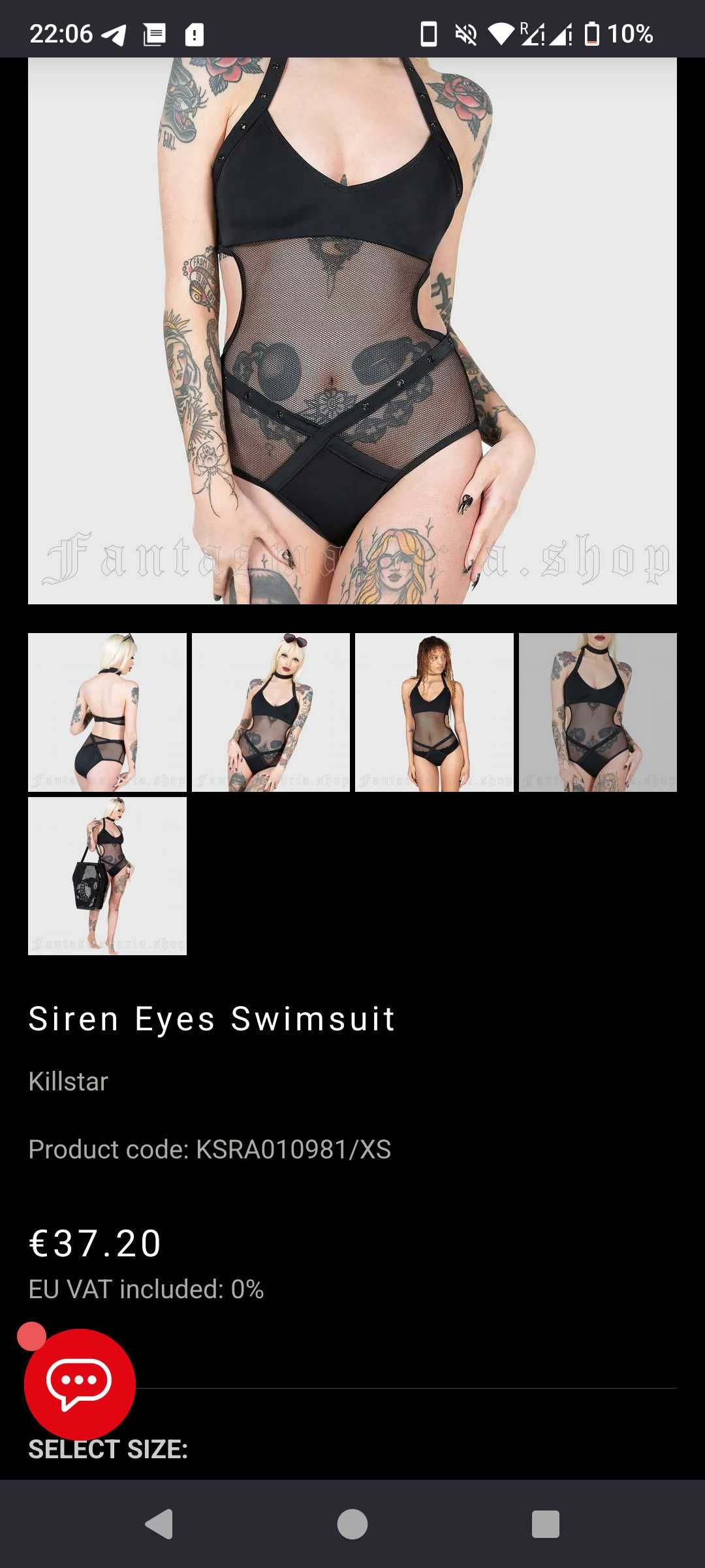 Купальник Killstar Siren Eyes