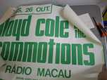Cartaz antigo lloyd cole  commotions concerto Cascais