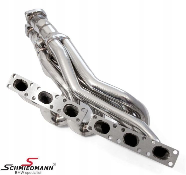 2x Flansze+ Barany BMW E46 M52TU/M54 Schmiedmann Kolektor wydechowy