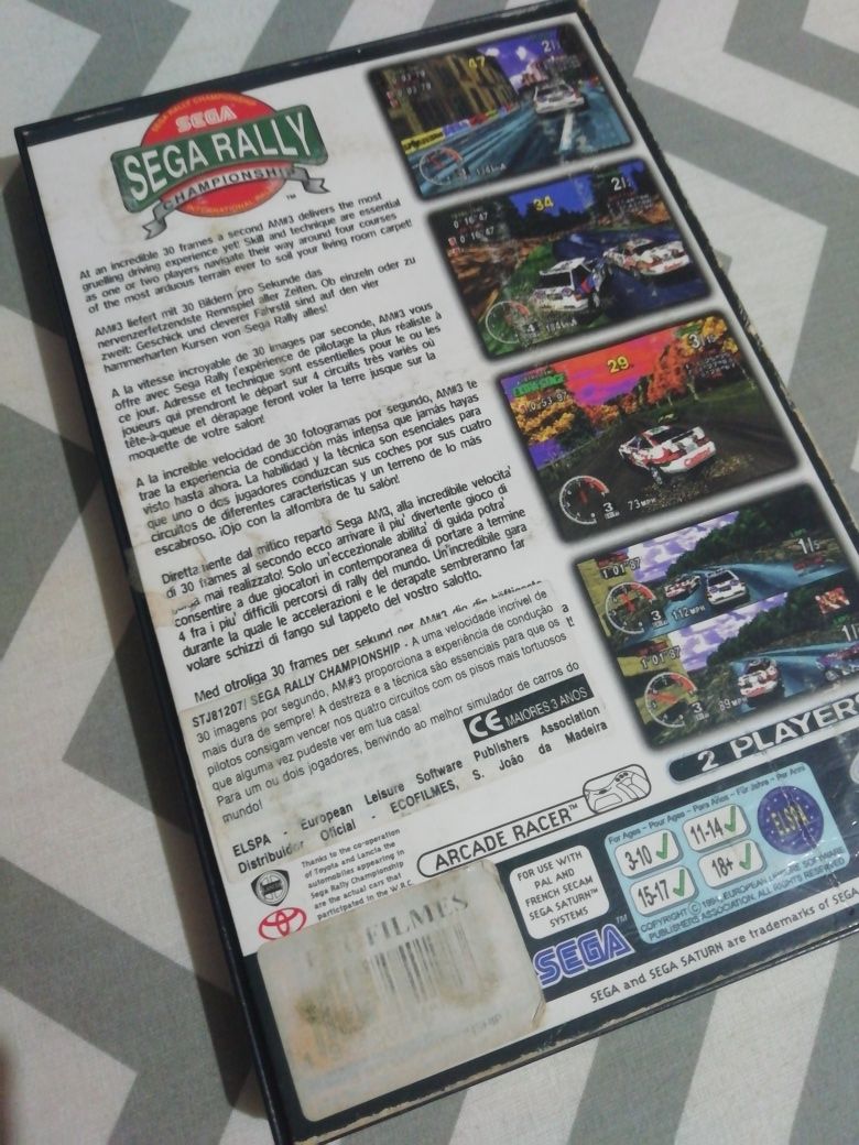 Sega Rally para Sega Saturn