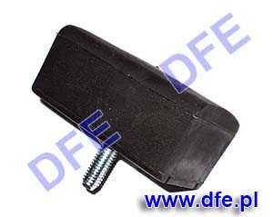 Odbój resoru do Iveco Daily 1999->, tył, lewy=prawy, prostokąt