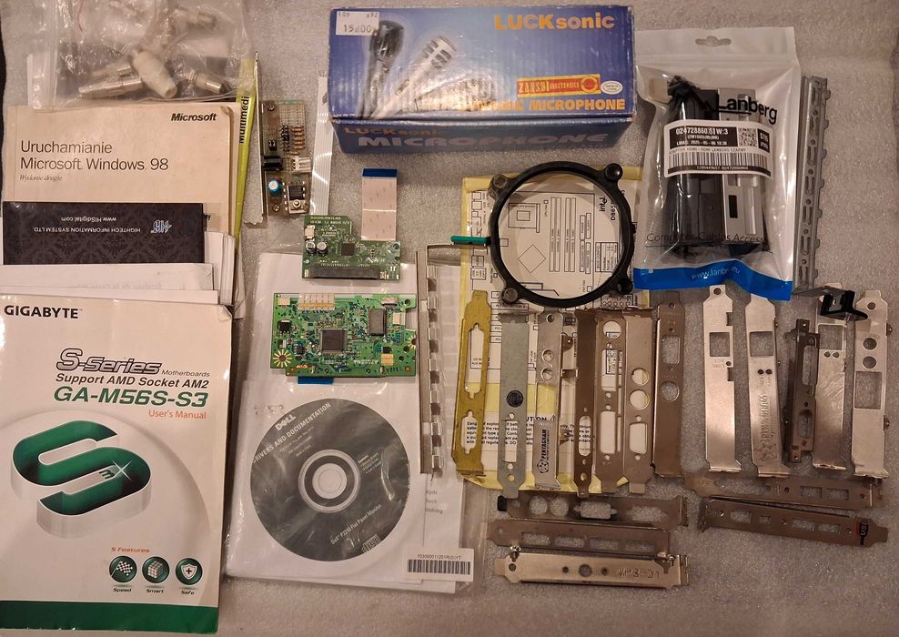 Części Mikrofon DVD wtyczki FDD W993C9531 śledź Instrukcja Win 98