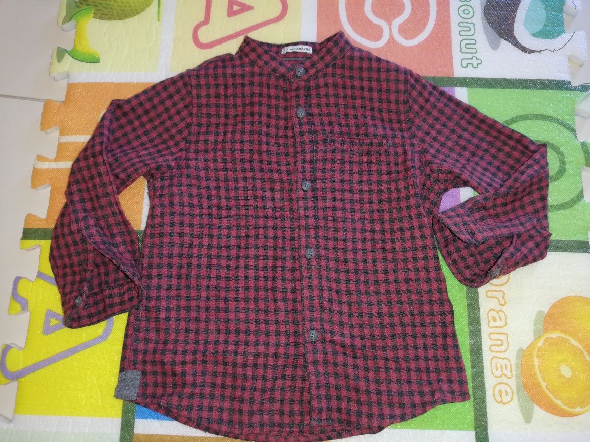 Camisa de criança Zara em flanela T2/3