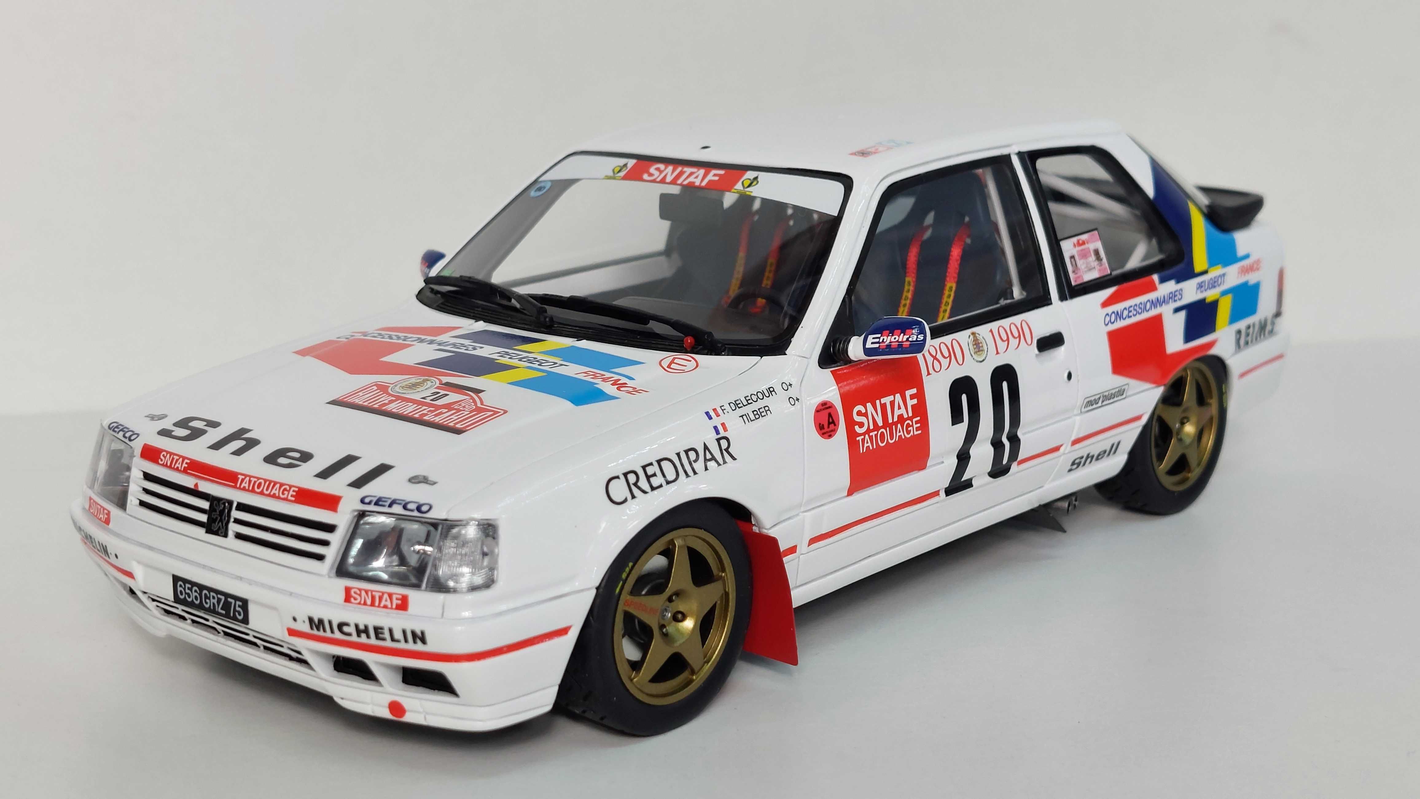 Peugeot 309 Gti Gr.A F.Delecour Monte Carlo 1990 Otto 1:18