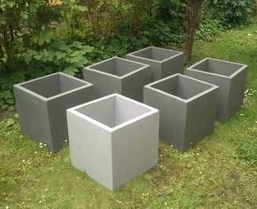 Donice betonowe 50x50x50 ogrodowe donica betonowa ogrodowa kwietniki