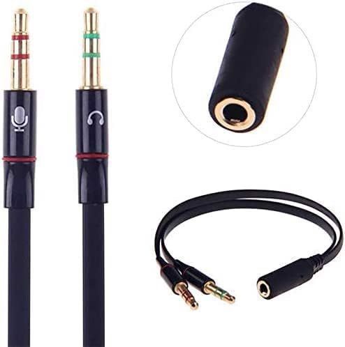 adapter przejściówka do słuchawek mikrofonu 3,5 mm