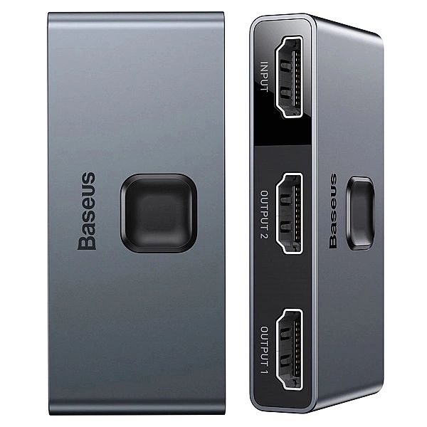 Baseus dwukierunkowy przełącznik rozdzielacz splitter switcher HDMI -