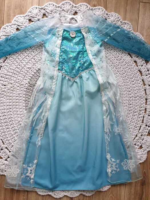 Kostium przebranie Elza Anna Kraina lodu Frizen 134 140