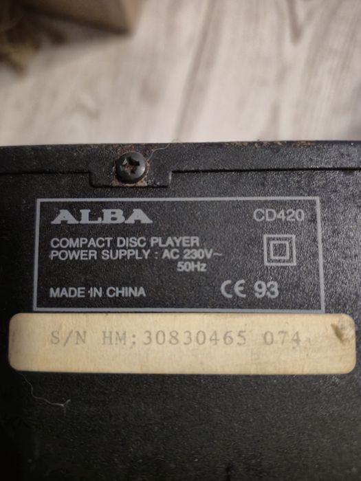 Alba cd player cd420