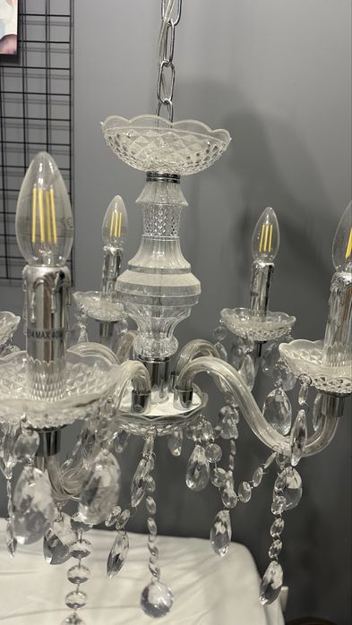 Lampa sufitowa „kryształowa”