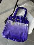 Versus Versace vintage 90s 00s vinyl tote bag shopper torba