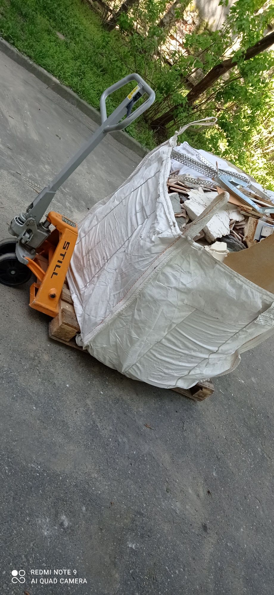 Odbiór gruzu  wąskich bram ,uliczek work big bag ,torba gruz  warszawa