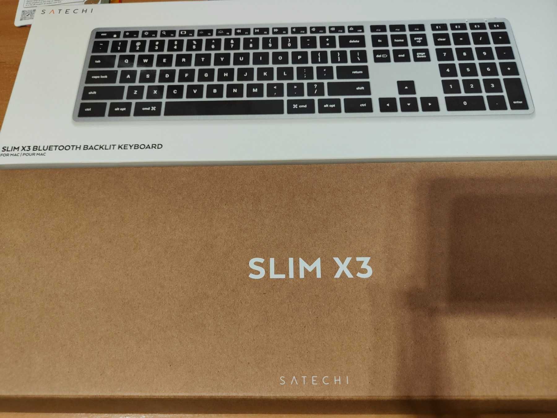 Клавіатура бездротова Satechi Slim X3 Bluetooth Backlit