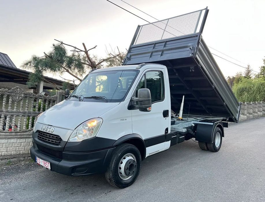 Iveco Daily 70C15 * 3.0 Diesel 150 kM * Kiper - Wywrotka * 3 Stronny * 3,70 m * Nowa Zabudowa * Stan PERFEKCYJNY *  * 2014 * CENA BRUTTO * Burty 60cm * 65c * 60c * DMC 7 Ton *
