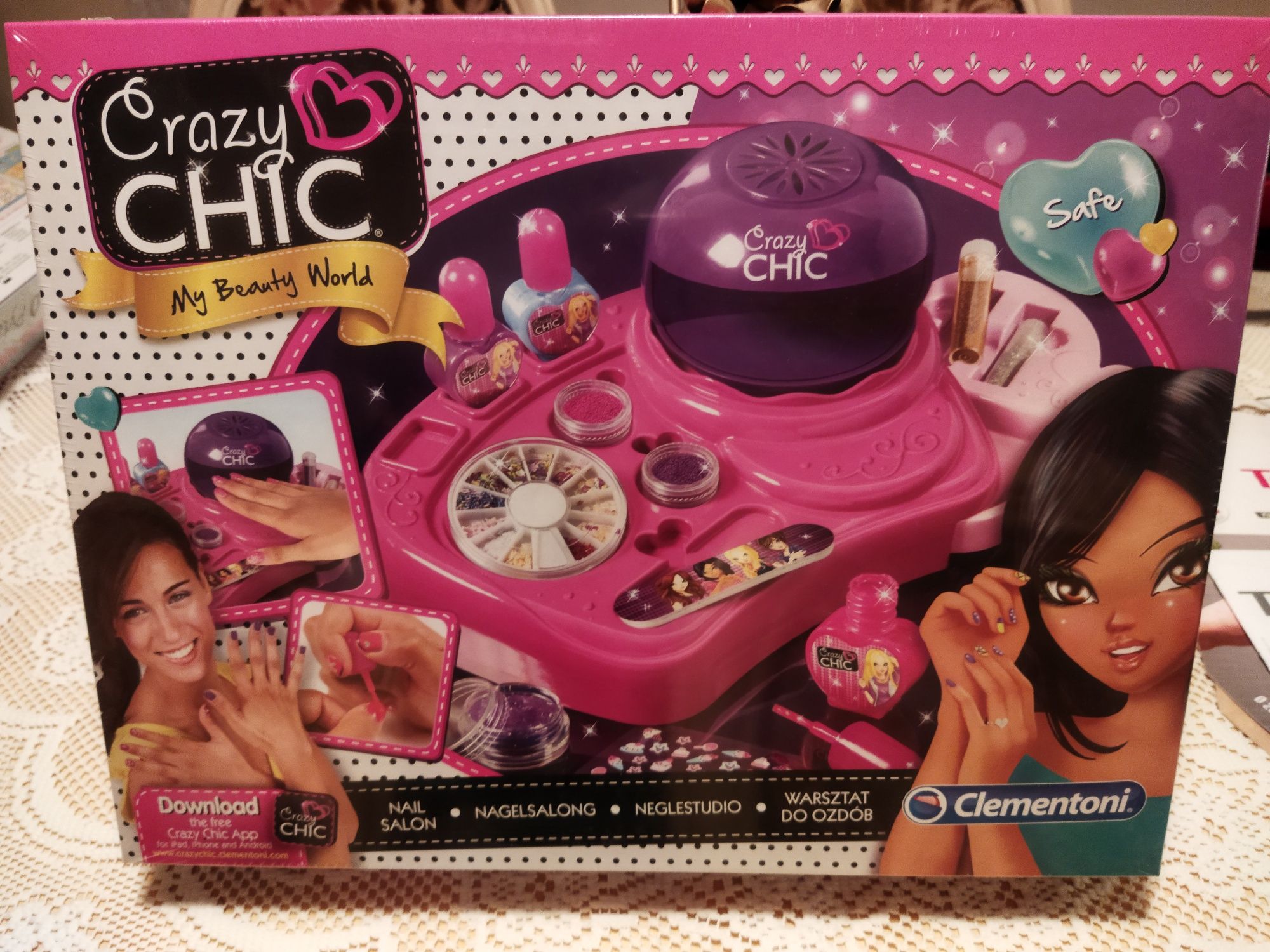 CRAZY CHIC STUDIO paznokci  zestaw  lakiery że