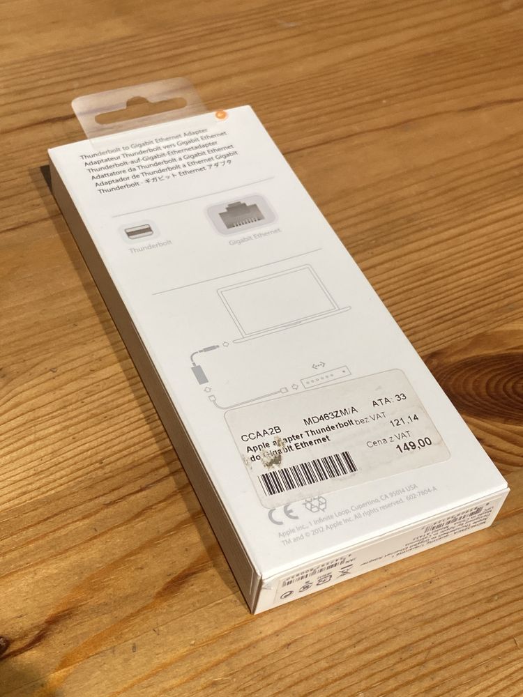 Apple thunderbold Ethernet Adapter