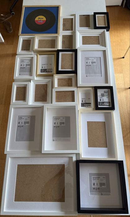 Conjunto 23 molduras Ikea