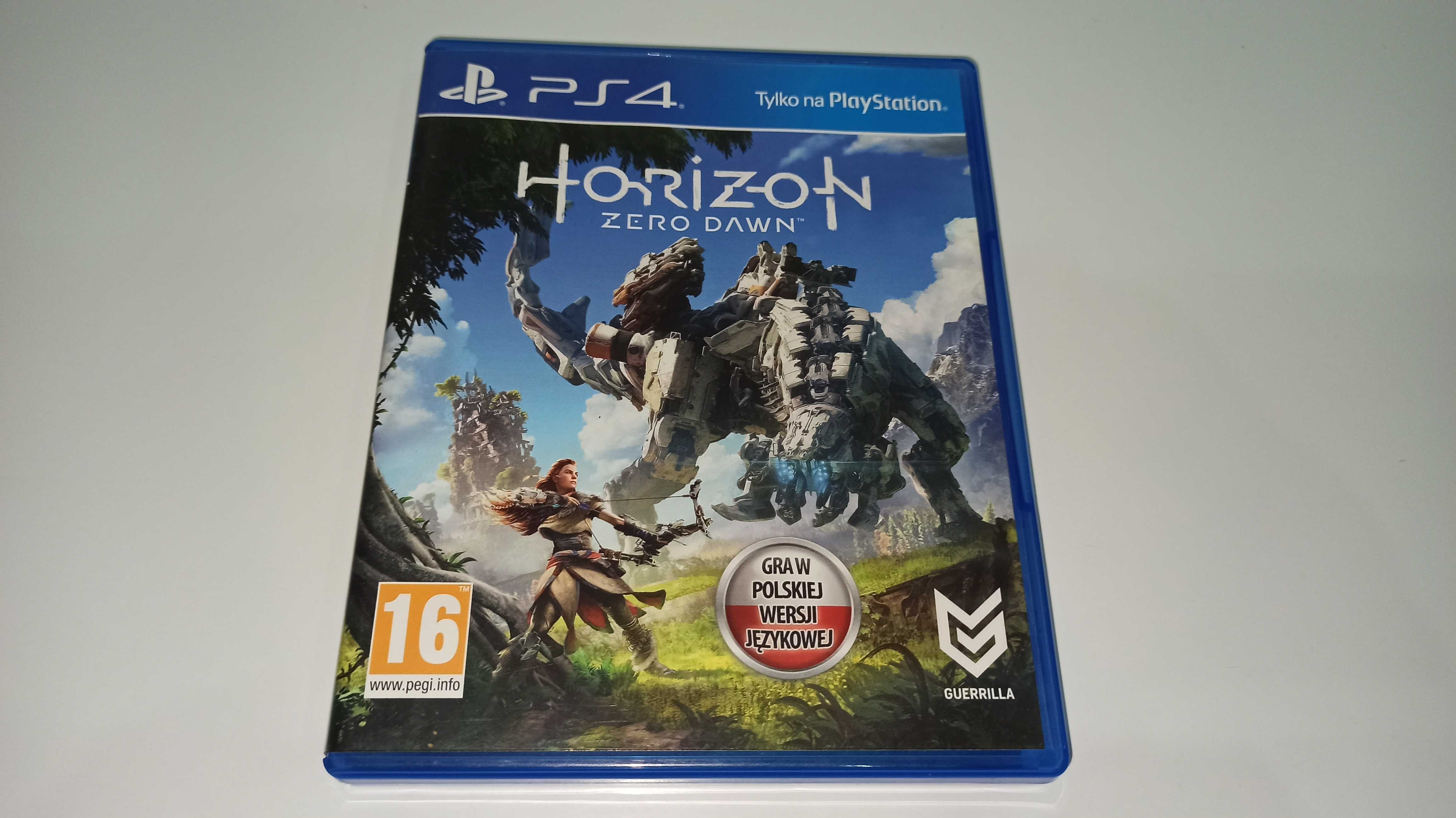 ps4 HORIZON ZERO DAWN po polsku, okładka polska wydanie PREMIUM