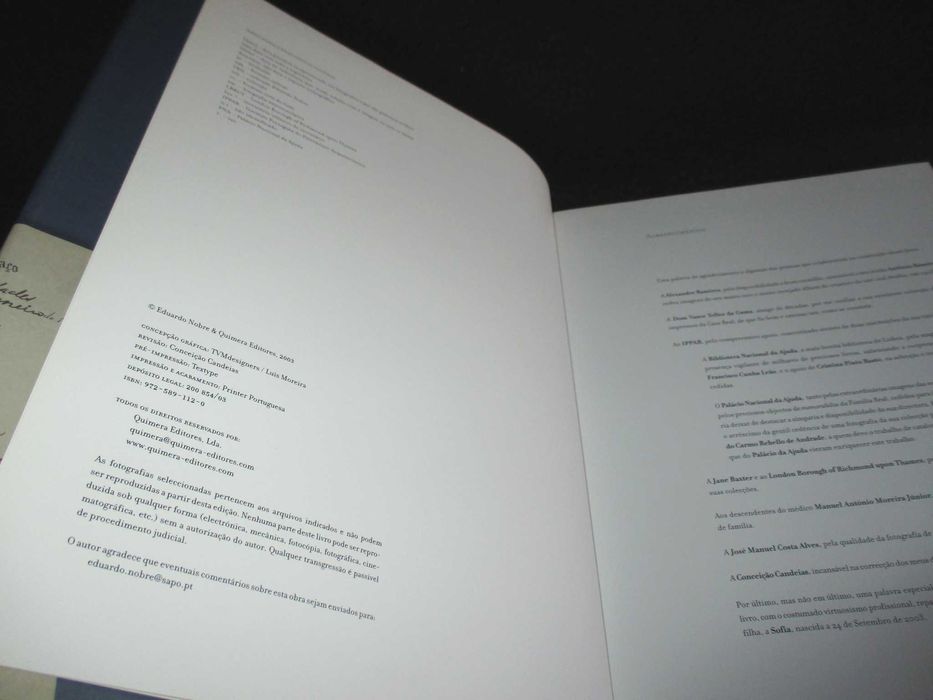Livro Casa Real Eduardo Nobre 1ª edição 2003