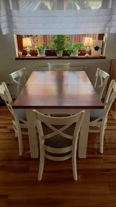 Stół + 6 krzeseł Florencja - zestaw jadalniany