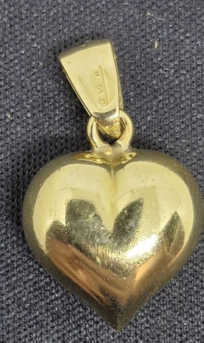 Złote serce p750 Waga 2.44g