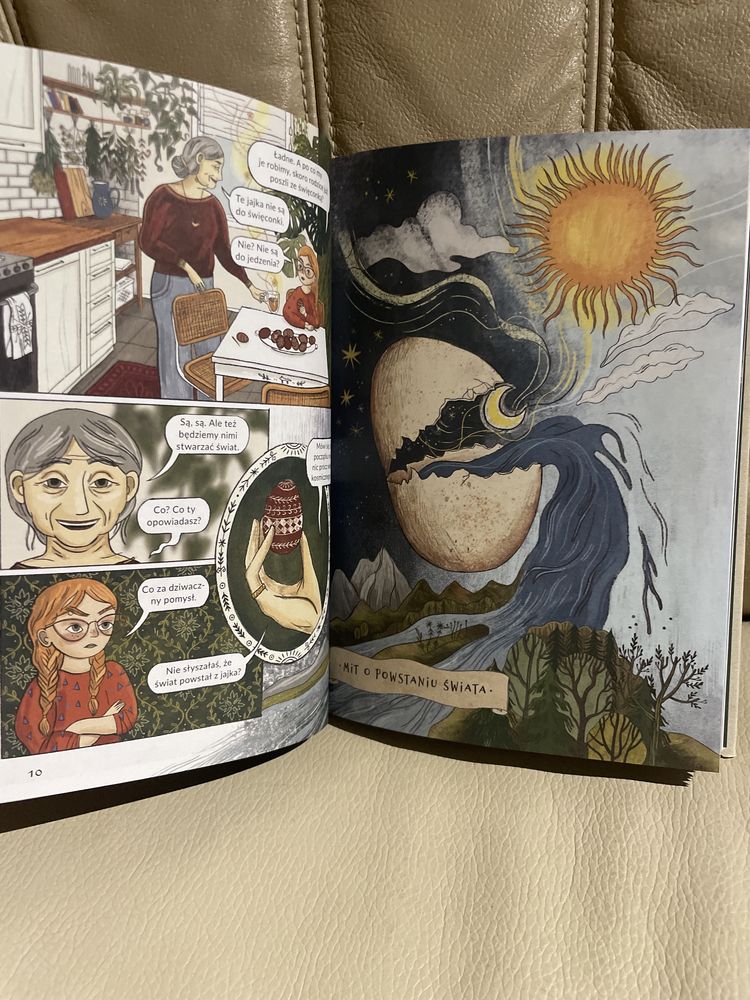 Słowiańskie mity i opowieści w komiksie komiks mitologia Korzeniewska