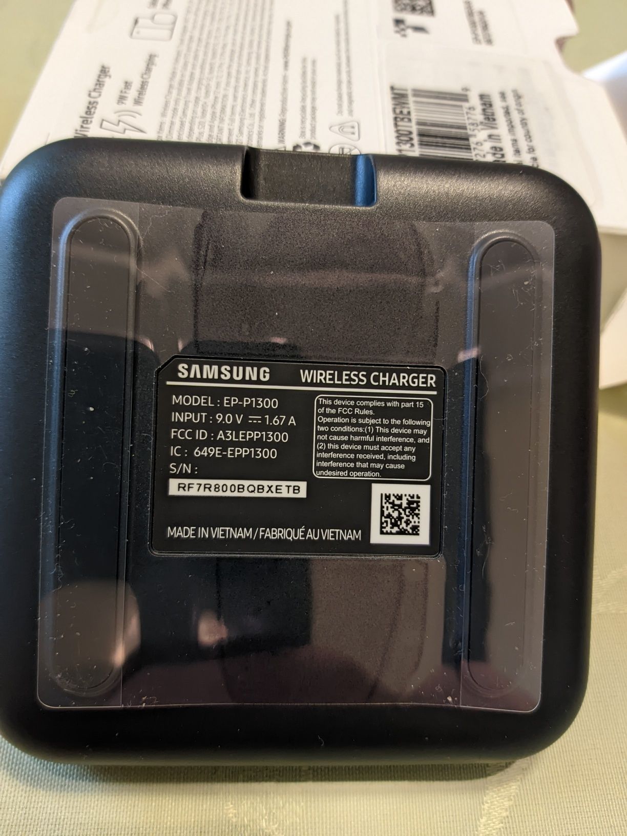 Оригинальная беспроводная зарядка Samsung EP-P1300