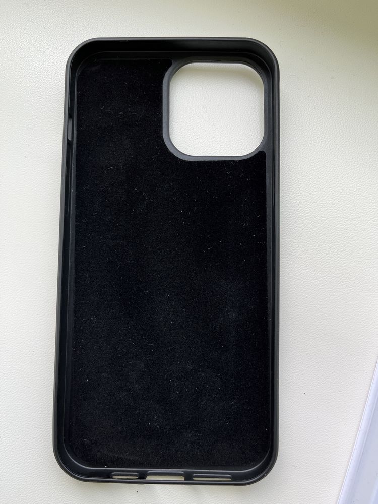 Case etui Apple iPhone 13 Pro Max Leather Black