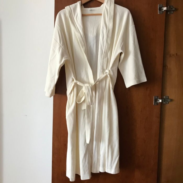 Robe de amamentacao PRENATAL com capuz muito confortável