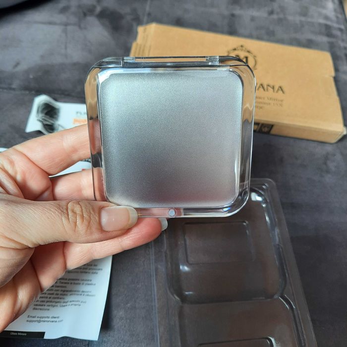 Składane lusterko podróżne z Powiększeniem X 15 Akrylowe 8,4 cm