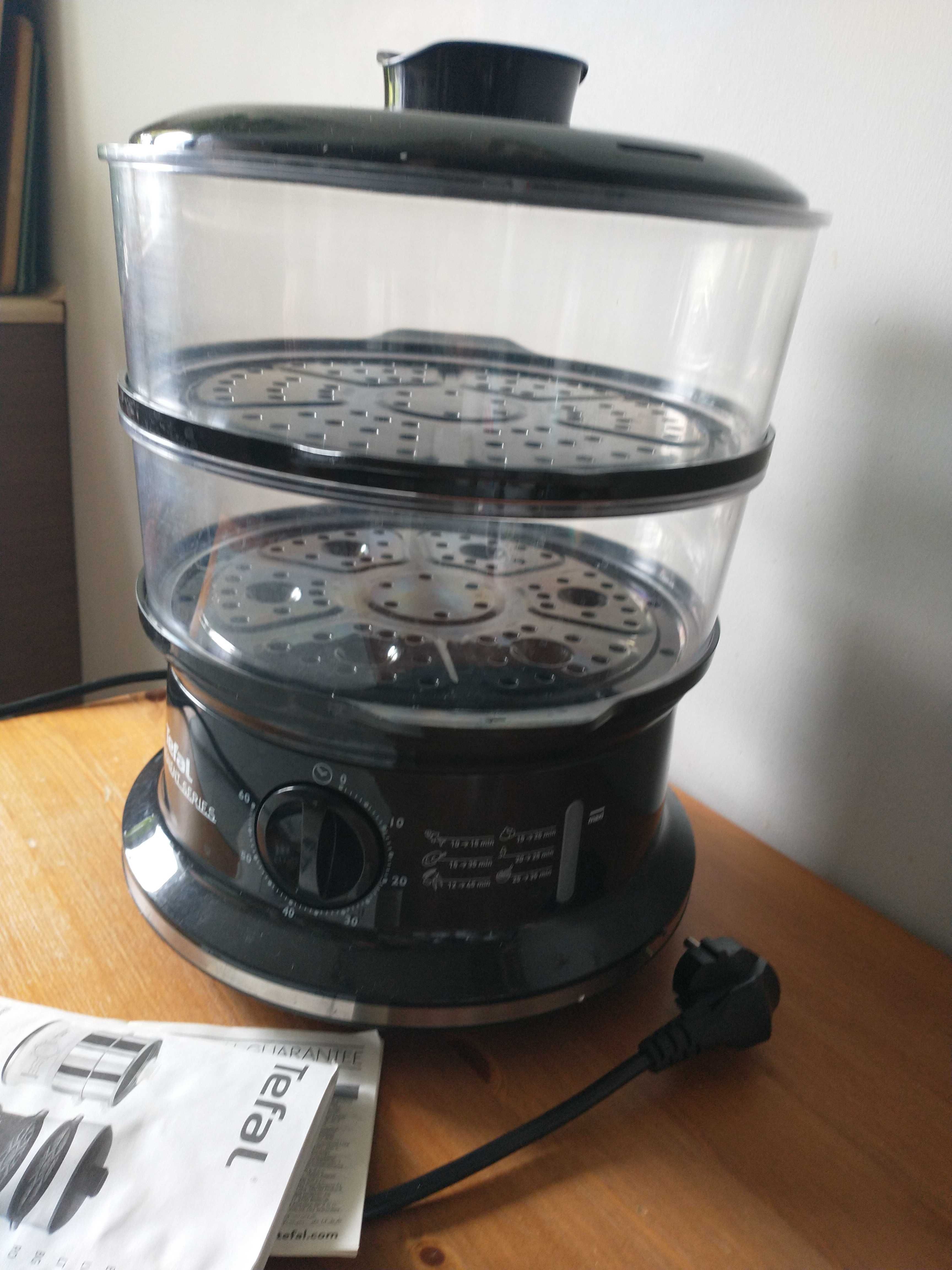 Parowar Tefal Convenient vc1401 6l czarny 900w