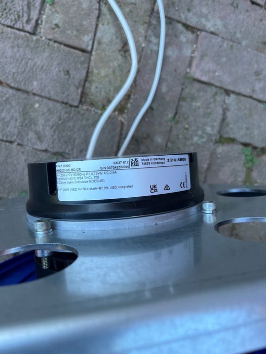 Wentylator promieniowy ZIEHL - ABEGG