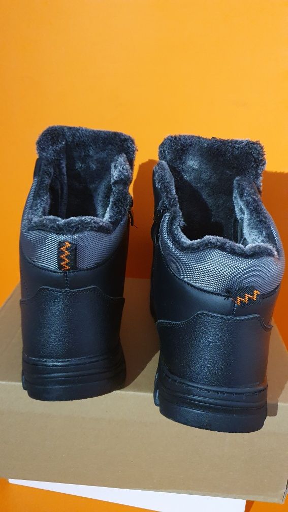 Śniegowce męskie nowe modny kolor czarny Rozmiar 42 / wkładka 27 cm