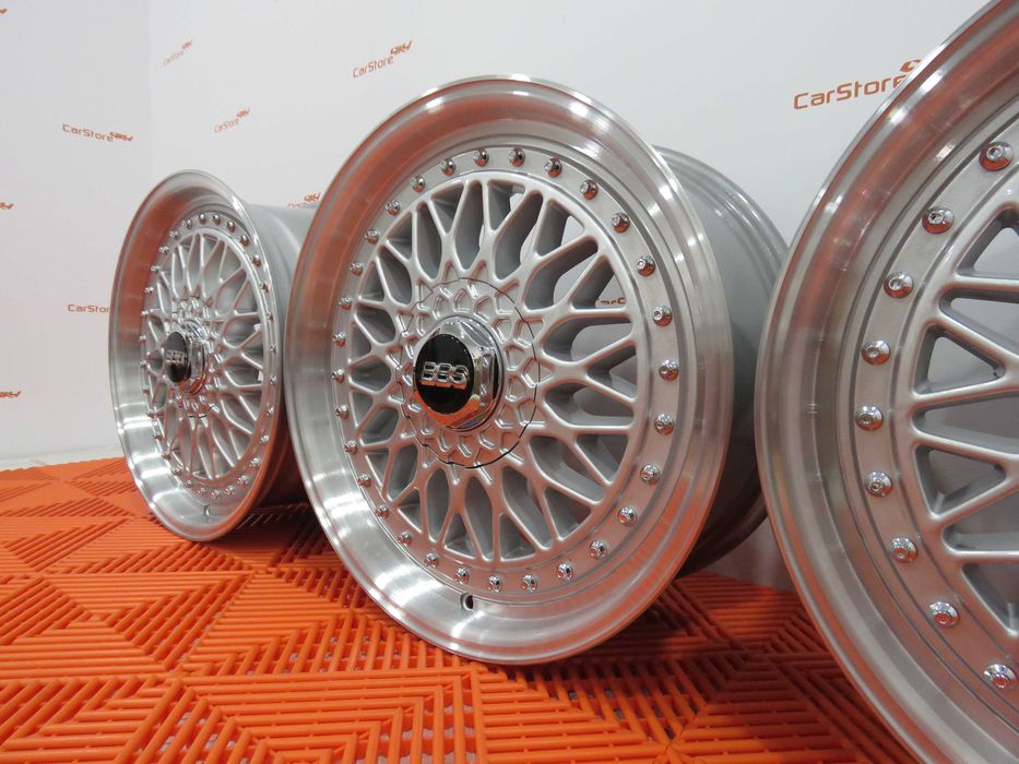 Jantes Look BBS RS 17 x 7.5 et 35 4x100 e 4x108 Silver