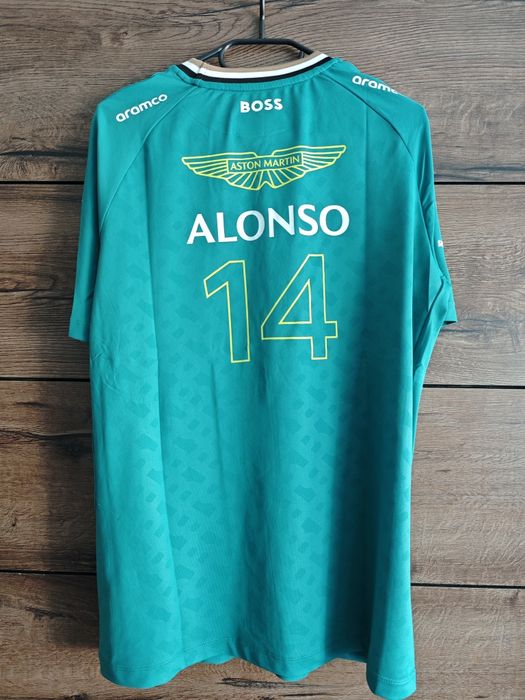 Koszulka T-shirt Hugo Boss Aston Martin F1 Team M Fernando Alonso 14
