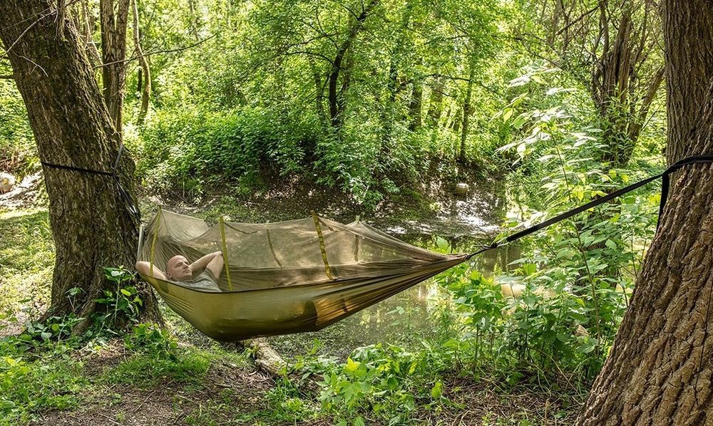 Hamak Z Moskitierą 330/140Cm. Neo