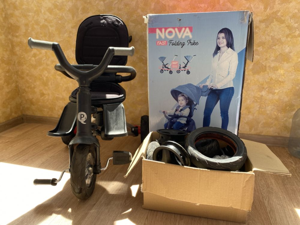Детский трехколесный Немецкий велосипед Qplay Nova