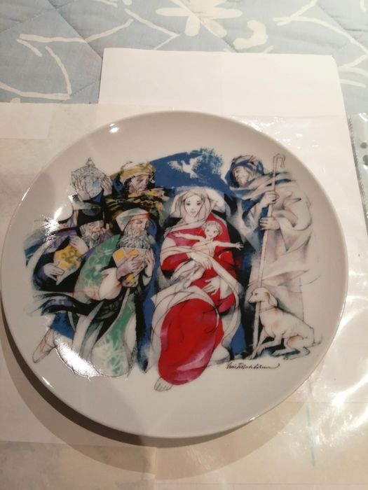 Colecção de pratos de Natal Vista Alegre