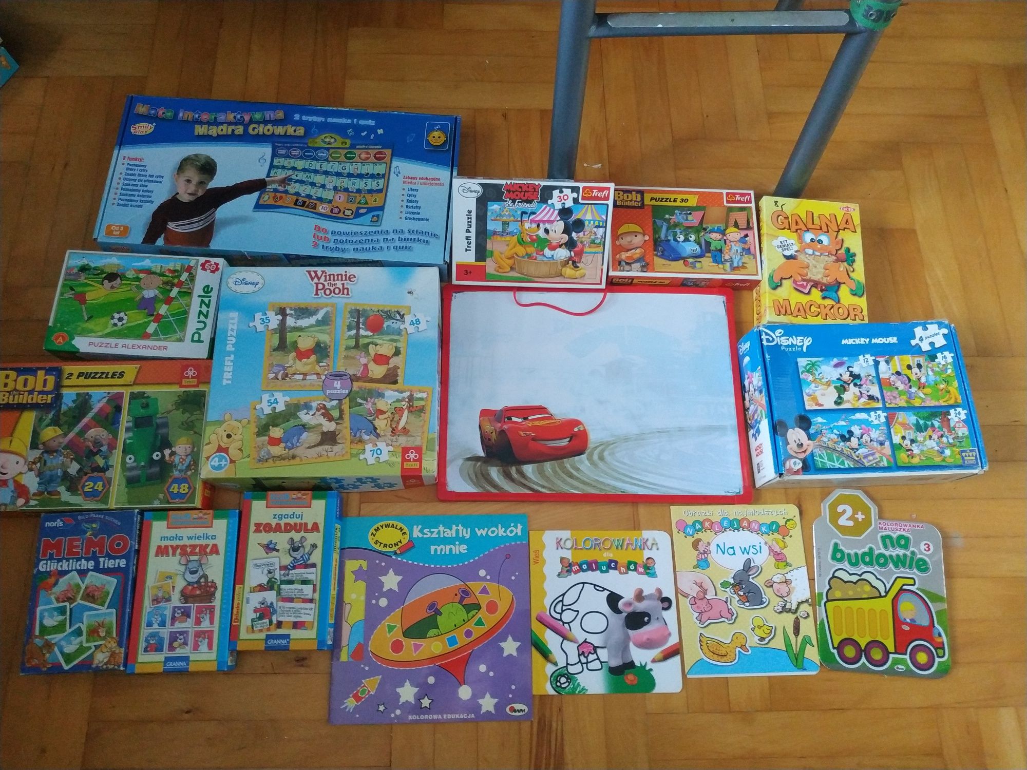 Gry edukacyjne, puzzle od 2 lat, kolorowanki, memo,