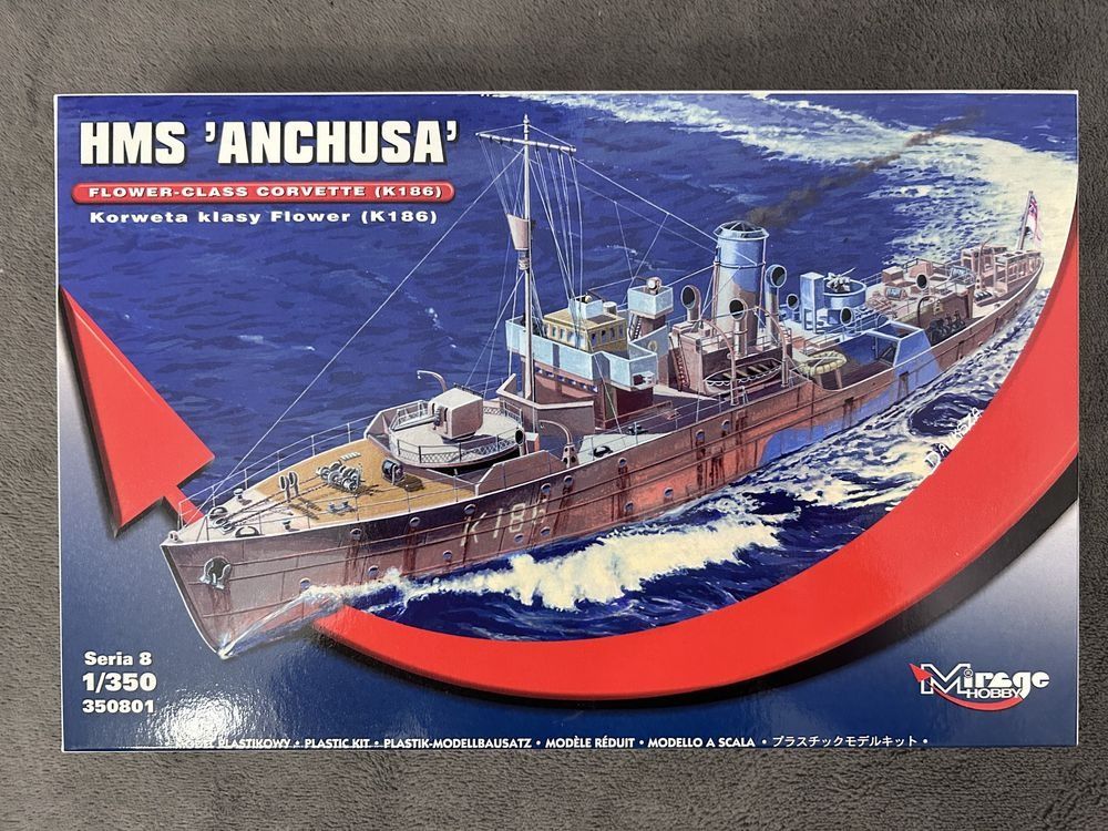 Model do sklejania Mirage okręt Anchusa