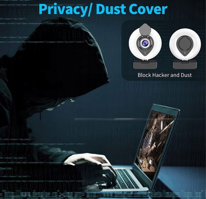 Kamera internetowa Tisoutec i statyw, kamera USB Full HD 1080P