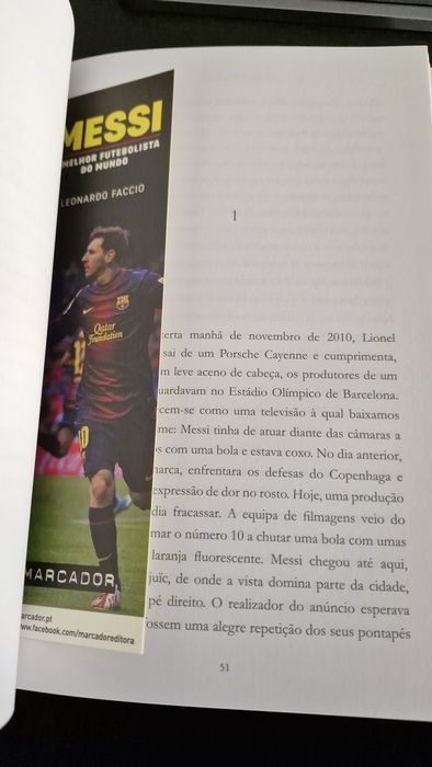 Livro Messi - O melhor futebodo mundo