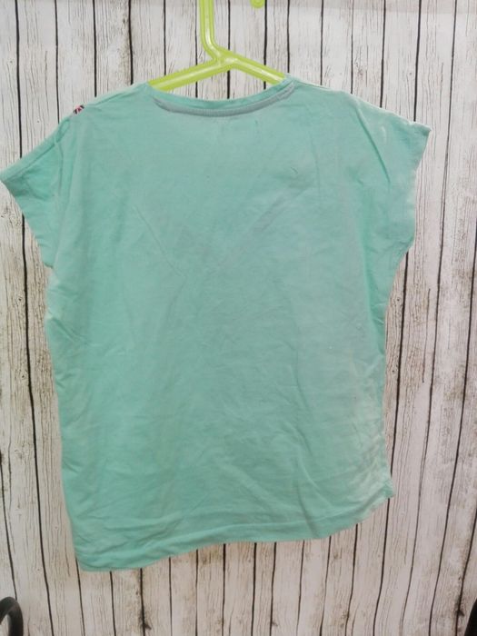 T-shirt 134 indiański, miętowy, seledynowy koszulka (1)