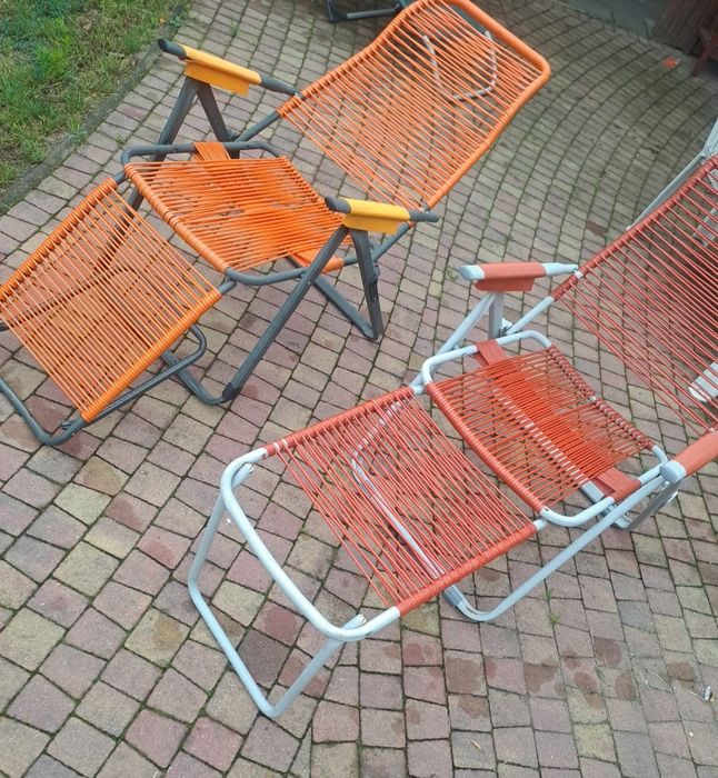 Spaghetti leżak z podnóżkiem