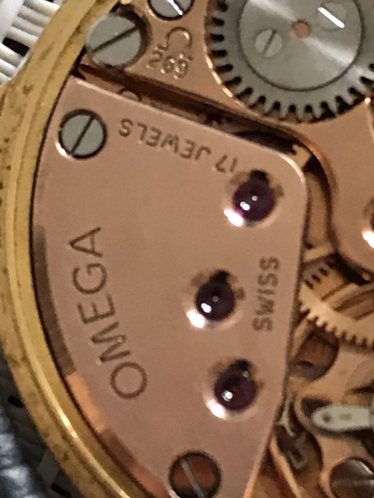 Pozlacana Omega cal 269